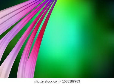 Dark Green vector blurred bright pattern. Abstract colorful illustration with gradient. New way of your design.