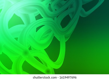 Dark Green vector blurred bright texture. New colored illustration in blur style with gradient. Completely new design for your business.