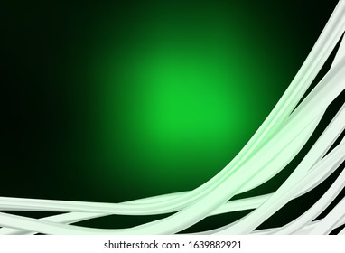 Dark Green vector blurred bright pattern. Colorful abstract illustration with gradient. New style design for your brand book.