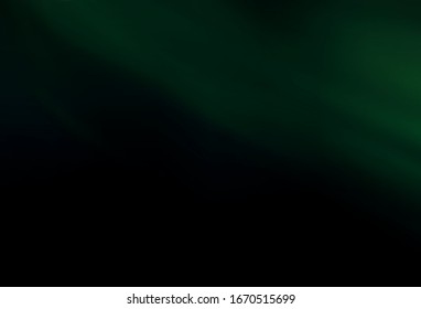 El vector verde oscuro difuminó el patrón brillante. Nueva ilustración de color en estilo borroso con degradado. Fondo para un teléfono móvil.