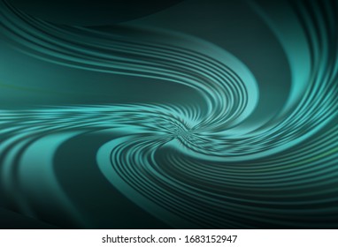 Dark Green vector blurred bright template. Glitter abstract illustration with gradient design. New style design for your brand book.