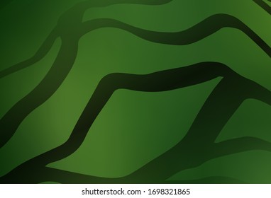 Dunkelgrüne Vektorillustration unscharfe, helle Vorlage. Kreative Illustration im Stil der Halbfone mit Farbverlauf. Komplett neues Design für Ihr Unternehmen.