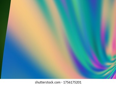 Dark Green vector blurred bright texture. Modern abstract illustration with gradient. New style for your business design.