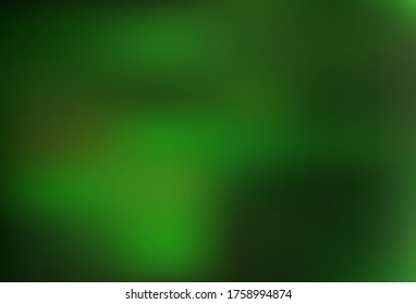 Dark Green vector blurred bright template. Abstract colorful illustration with gradient. New design for your business.