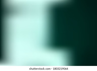 El vector verde oscuro desdibujó una plantilla brillante. Nueva ilustración coloreada en estilo borroso con gradiente. Nuevo diseño de estilo para tu libro de marca.