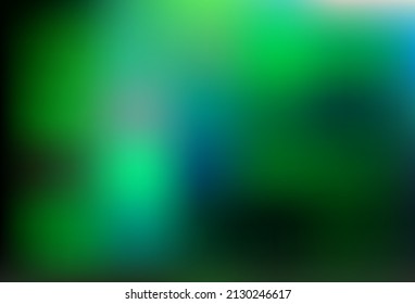 Dark Green vector blurred bright background. Modern abstract illustration with gradient. Smart texture for your design.