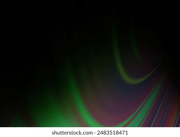 Dunkelgrüne Vektorgrafik verschwommener heller Hintergrund. Eine elegante, helle Illustration mit Farbverlauf. Die Vorlage für Hintergründe von Handys.