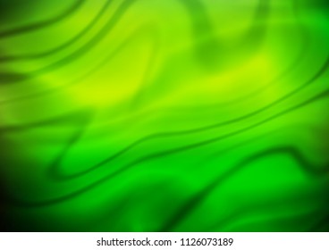 Dark Green vector blurred and colored template. Shining colored illustration in a Brand new style. The completely new template can be used for your brand book.