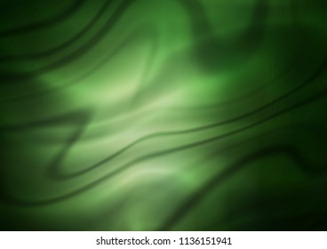 Dark Green vector blurred and colored template. Colorful abstract illustration with gradient. A new texture for your design.