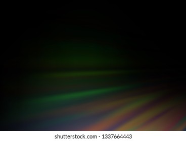 Dark Green vector blurred and colored background. Modern geometrical abstract illustration with gradient. The elegant pattern for brand book.