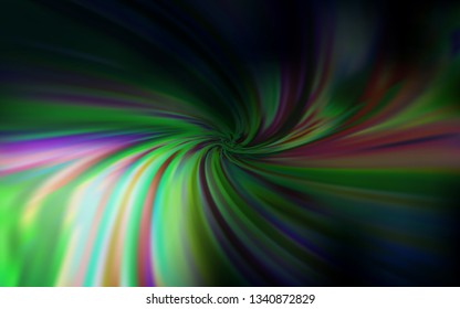 Dark Green vector blurred and colored pattern. Modern abstract illustration with gradient. New style design for your brand book.