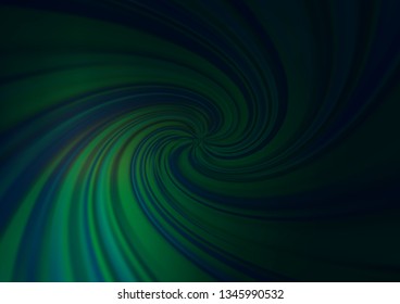 Dark Green vector blurred and colored background. A vague abstract illustration with gradient. A new texture for your design.