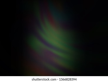Dark Green vector blurred and colored background. Colorful illustration in blurry style with gradient. Brand new design for your business.