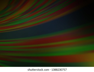 Dark Green vector blurred and colored background. An elegant bright illustration with gradient. The blurred design can be used for your web site.