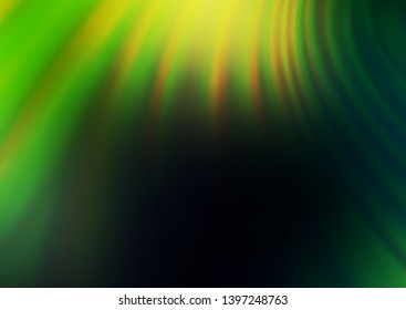 Dark Green vector blurred and colored template. Shining colorful illustration in a Brand new style. A new texture for your design.