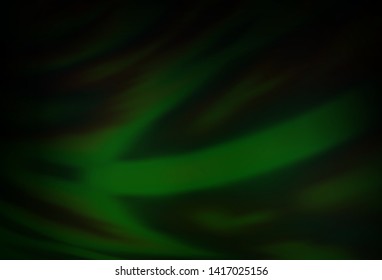 Dark Green vector blurred and colored pattern. Glitter abstract illustration with gradient design. Elegant background for a brand book.