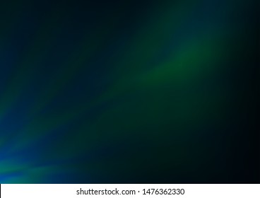 Dark Green vector blurred and colored template. Glitter abstract illustration with an elegant design. The best blurred design for your business.