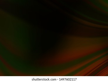 Dark Green vector blurred and colored template. Glitter abstract illustration with an elegant design. Brand new style for your business design.