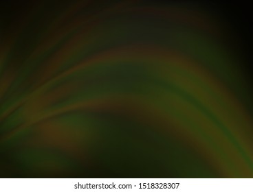 Dark Green vector blurred and colored template. Modern geometrical abstract illustration with gradient. A new texture for your design.