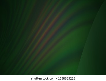 Dark Green vector blurred and colored template. Colorful illustration in blurry style with gradient. The blurred design can be used for your web site.