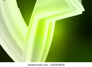 Dark Green vector blurred and colored pattern. Creative illustration in halftone style with gradient. Background for designs.