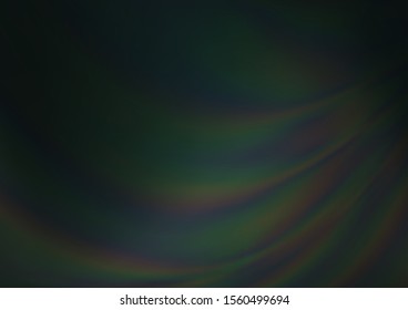 Dark Green vector blurred and colored background. Modern geometrical abstract illustration with gradient. Brand new design for your business.