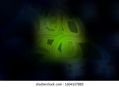 Dark Green vector blurred and colored pattern. Glitter abstract illustration with gradient design. Background for designs.