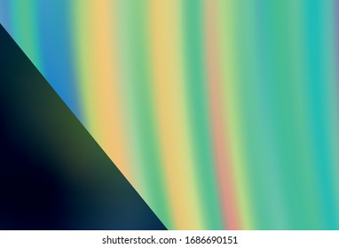 Dark Green vector blurred and colored pattern. Creative illustration in halftone style with gradient. The best blurred design for your business.