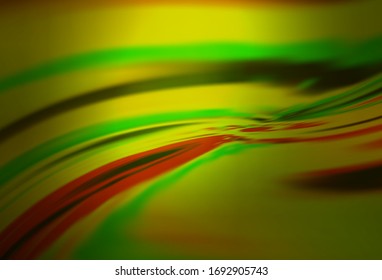 Dark Green vector blurred and colored pattern. Creative illustration in halftone style with gradient. New style for your business design.