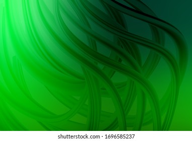 El vector verde oscuro es un patrón borroso y coloreado. Ilustración creativa en estilo de medio tono con degradado. El mejor diseño borroso para su negocio.