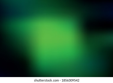 Dark Green vector blurred and colored pattern. An elegant bright illustration with gradient. Smart design for your work.
