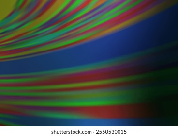 Dark Green vector blurred and colored background. Modern geometrical abstract illustration with gradient. Brand new design for your business.