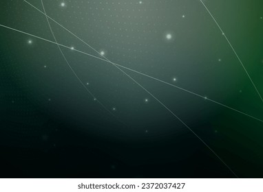 Vector verde oscuro Diseño decorativo borroso en estilo abstracto con burbujas. Ilustración abstracta brillante con gotas borrosas de lluvia. Base de los folletos