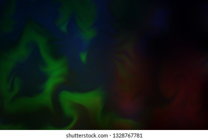 Dark Green vector blurred pattern. Shining colored illustration in smart style. The best blurred design for your business.