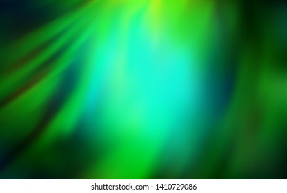 Dark Green vector blurred pattern. Abstract colorful illustration with gradient. New design for your business.