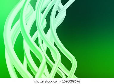 Dark Green vector blurred pattern. An elegant bright illustration with gradient. New style design for your brand book.