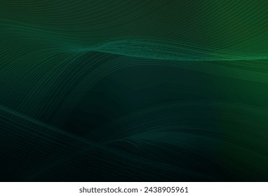 Dark Green vector blurred pattern. Shining colorful illustration in smart style. Elegant background for a brand book.