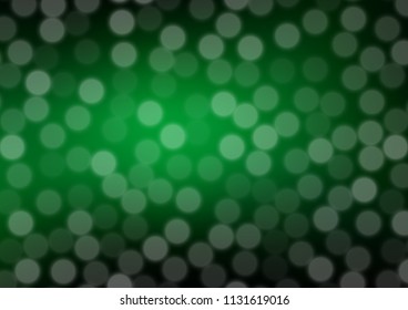 Dark Green vector blurred shine abstract pattern. Colorful illustration in blurry style with gradient. A new texture for your design.