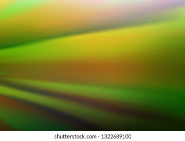 Dark Green vector blurred shine abstract pattern. A vague abstract illustration with gradient. A new texture for your design.
