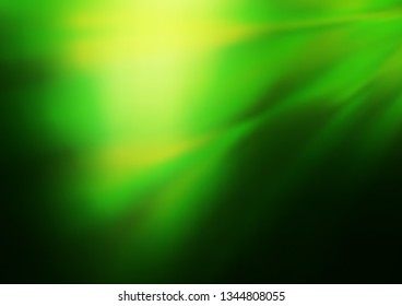 Dark Green vector blurred shine abstract background. Shining colorful illustration in a Brand new style. The best blurred design for your business.