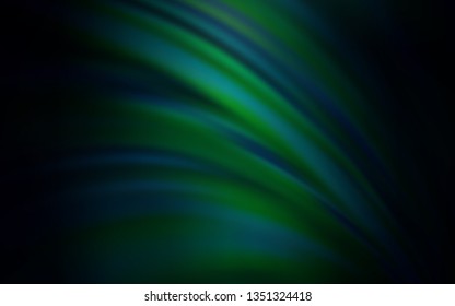Dark Green vector blurred shine abstract texture. Abstract colorful illustration with gradient. Background for designs.