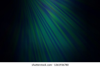 Dark Green vector blurred shine abstract background. New colored illustration in blur style with gradient. New style for your business design.