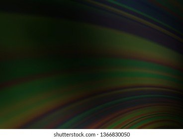 Dark Green vector blurred shine abstract pattern. Modern geometrical abstract illustration with gradient. The best blurred design for your business.