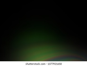 Dark Green vector blurred shine abstract pattern. Glitter abstract illustration with an elegant design. A new texture for your design.