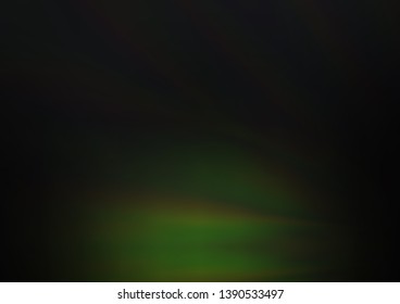 Dark Green vector blurred shine abstract pattern. Colorful illustration in blurry style with gradient. The template can be used for your brand book.