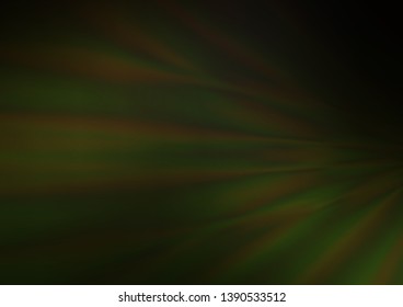 Dark Green vector blurred shine abstract pattern. A completely new color illustration in a bokeh style. The blurred design can be used for your web site.