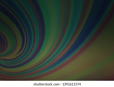 Dark Green vector blurred shine abstract pattern. Colorful abstract illustration with gradient. The blurred design can be used for your web site.