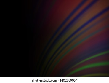 Dark Green vector blurred shine abstract background. Colorful illustration in blurry style with gradient. The blurred design can be used for your web site.