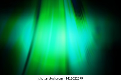 Dark Green vector blurred shine abstract background. Shining colored illustration in smart style. Blurred design for your web site.