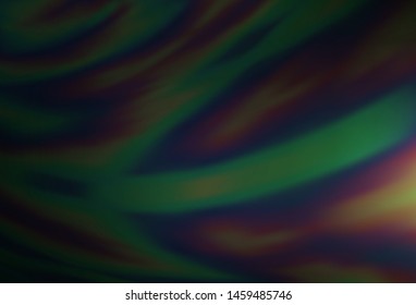 Dark Green vector blurred shine abstract background. Abstract colorful illustration with gradient. New style for your business design.